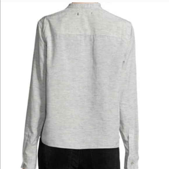 NWT Rag & Bone Leeds Button Down grey shirt - Picture 2 of 3